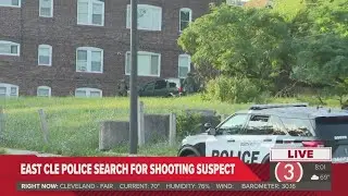 SWAT members continue to search for suspect in East Cleveland police officer shooting