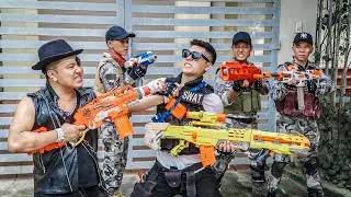 LTT Game Nerf War : Squad SEAL X Nerf Guns Fight Criminal Group Inhuman Mortal Battle