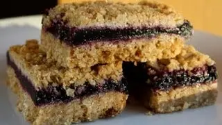 How to make Starbucks Blueberry Oat Bars - Gluten free!