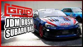 LOGITECH G920 SUBARU BRZ Gameplay - JDM RUSH in GRID 2019