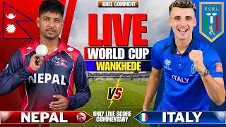 NEPAL VS ITALY MATCH 17TH T20 WORLD CUP | LIVE SCORE COMMENTARY | WORLD CUP 2026 | NEPAL VS ITALY