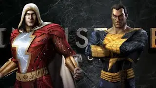 Injustice gods Amoung Us Shazam vs Black Adam (Difficulty: hard) 