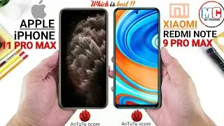 iPhone 11 Pro Max Vs Xiaomi Redmi Note 9 Pro Max ||  Full comparison ||-Which is best ?