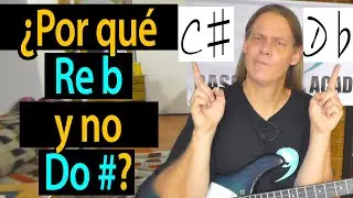 C&oacute;mo saber c&uacute;ando es ♯ SOSTENIDO y cu&aacute;ndo ♭ BEMOL? Por qu&eacute; a una nota se le dice D♭ y no C♯?