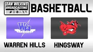 Warren Hills Blue Streaks @ Kingsway Dragons (Boys Basketball, 1/10/26)