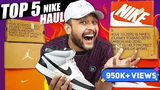 🔥 UNBOXING: Top 5 Best Budget NIKE White Shoes/Sneakers for Men | NIKE Haul Review 2023 | ONE CHANCE