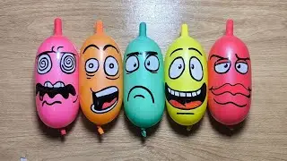 BALLOONS Slime! Making Slime with Funny  Balloons  - Satisfying Slime video- diy#1k