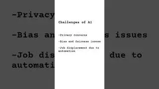 Challenges of Artificial Intelligence. #ai #artificialintelligence #shorts #virqlshorts