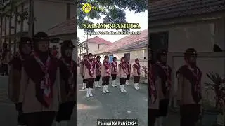 PRAMUKA PUTRI LATIHAN BARIS-BERBARIS #fyp #shorts #pesantren #latansa #wongatas #santri