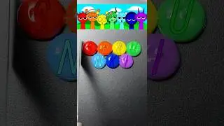 Guess the mixed color of SPRUNKI #colormixing #satisfying #sprunki