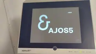 Industrial printer Koenig and Bauer alphaJET 5 SP - starting the system