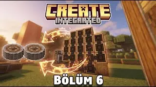 Mekanik &Uuml;retici Kurulumu ! | Create Integrated | Modlu Minecraft T&uuml;rk&ccedil;e B&ouml;l&uuml;m 6