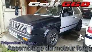 Préparation d'époque pour la Golf Mk2 G60