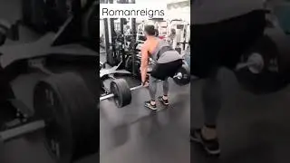 wwe star Romanreigns workout at gym💪 #fitness #gym #wwe  #shortvideo