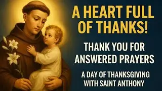 🙏🌿 SAINT ANTHONY'S COMPASS: HEAVENLY GRATITUDE A DAY OF GRATITUDE FOR ANSWERED PRAYERS 🌿🙏