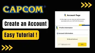 How to Create CAPCOM ID - Make new Capcom Account !
