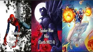 Different Variants Of SPIDER-MAN and their ORIGINS + UNIQUE ABILITIES part 1
