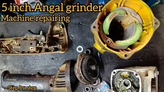 🔧 5 Inch Angle Grinder Body Problem | Overheating, Vibration & Repair Solution