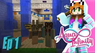 Tour!~ Aqua Infinity SMP~ Modded Minecraft~ With Runa Gem~ Ep. 1