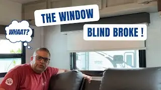 RV roller shade (Height & Speed adjustment) #rvlife #werv #rockwood #camping