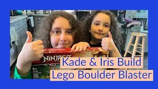 Kade & Iris Lego Ninjago Blaster Build