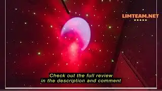 Review RUISHINE Astronaut Galaxy Projector - Star Projector, Bluetooth Speaker, White Noise, Star an