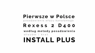 Pierwszy w Polsce montaż włazu REXESS 2 D400 za pomocą INSTALL PLUS &ndash; film montażowy