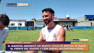 El Marrón arrancó un nuevo ciclo de Néstor Retamar al frente del equipo y con varias incorporaciones