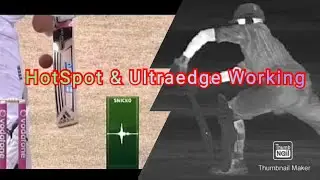 #SportsTech 2 How Hotspot works in Cricket |How Ultraedge or Snickometer works in Cricket