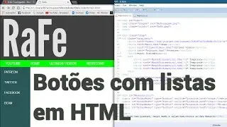 Bot&otilde;es com listas e Input super simples em HTML com CSS | Criando um website para noobs xD