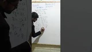 9th Class Math New Book Review Exercise 5 Question 3 Class 9 Math #9thmath #shortmath