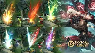 Wukong Clone Effects on All Skins | Honor of Kings Wukong Revamp Skin Effects