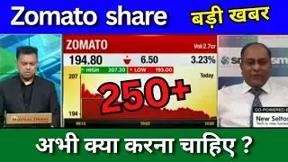 Zomato share latest news today, Zomato share news today, buy or sell?, Target price, analysis