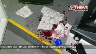 PICCHIARONO UN'AUTISTA ACTV: DENUNCIATI 4 STRANIERI SENZA FISSA DIMORA | 15/01/2025