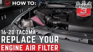 How To Replace Tacoma Engine Panel Air Filter with K&N