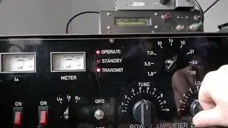 Power amplifier  ZZ-750 ( quick test after repair )