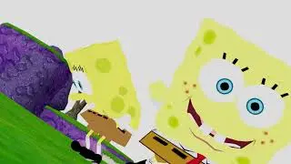 【Blender ＭＭＤ】Bad Apple!!【2020 SpongeBob & 2003 SpongeBob】【UTAU SpongeBob & Nomico Cover】