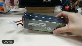 Quickly look at OVONIC 5500mAh 3S1P 50C Lipo battery with T Plug