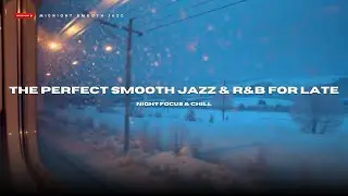 Close Your Eyes & Feel This Winter Jazz ❄️ Cozy Snowy Town Ambience
