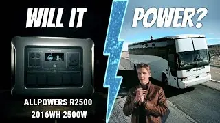 ALLPOWERS R2500 Power Station REVIEW ⚡ | Can It REALLY Power Your Home? By @TheBusLifeShow