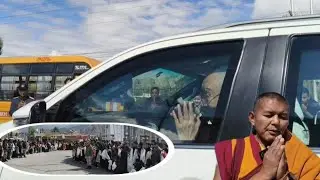 An Emotional See-Off: Ladakh Bids Goodbye to His Holiness the 14th Dalai Lama today