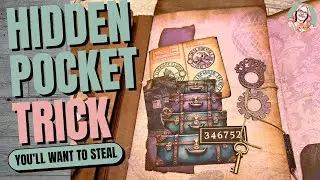 Hidden Pocket Hack + Handmade Ephemera | Steampunk Travel Folio