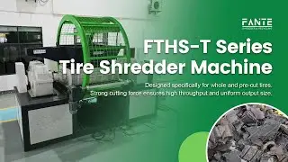 Tire Shredder for Tire Recycling | Tire Shredding Machine