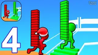 Bridge Race - Gameplay Walkthrough Part 4 Stickman Bridge Race (iOS, Android)