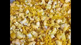 PAELLA DE COLIFLOR Y BACALAO INGLES!!!
