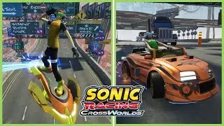 🎧 JSRF BEAT IS BACK! + Voice Lines and Custom Kart! - Sonic Racing: CrossWorlds (4K)