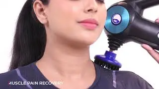 Massage Gun - 12 Attachments | Deep Tissue Percussion & Handheld Massager in India@ARGHealthcare