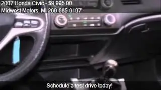 2007 Honda Civic for sale in Plainwell, MI 49080 at the Midw