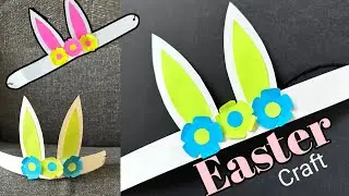 Easter Bunny Ears Headband | Simple DIY Easter Rabbit Craft | Easter Craft | Easter Bunny Craft