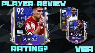 92 SU&Aacute;REZ PLAYER REVIEW [VSA] FIFA MOBILE 2022